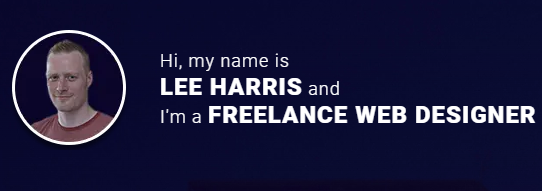 Lee Harris - Freelance Web Designer